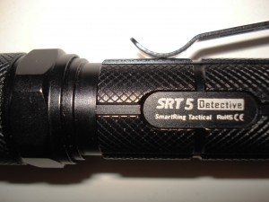 Nitecore SRT 5 tactical flashlight 