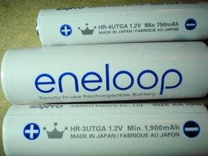 Eneloop rechargeable batteries