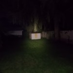 Olight S15 on high mode at 75 ft