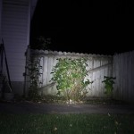 Nitecore P16 on high at 20 ft