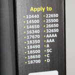 Acceptable battery types