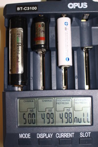 charging 2 lithium and 1 NiMH