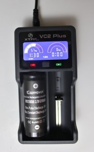 A 26650 charges at 1.0A