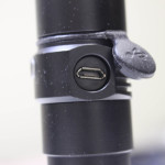 The USB charging port