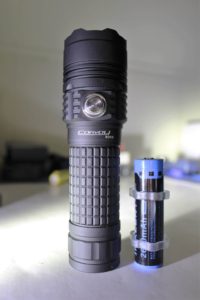 With an 18650 (& rings)