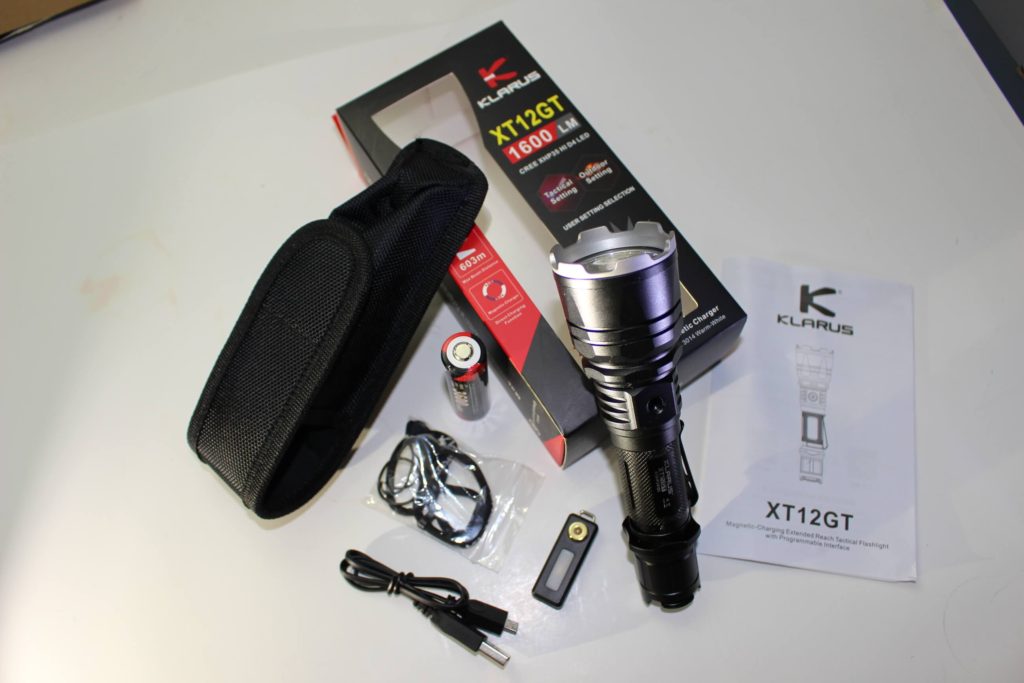Klarus XT12GT product package