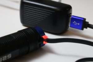 Olight S2R is charging